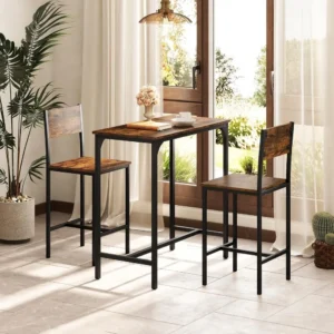 3-Piece Bar Table and Chair Set