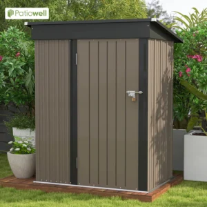 5x3FT Metal Outdoor Storage Shed