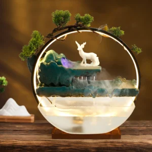 Modern Indoor LED Rockery Fountain