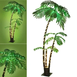 6ft LED Lighted Artificial Palm Tree