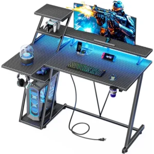 Premium 39” LED Gaming Desk