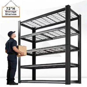 Adjustable Heavy-Duty Storage Shelving Rack